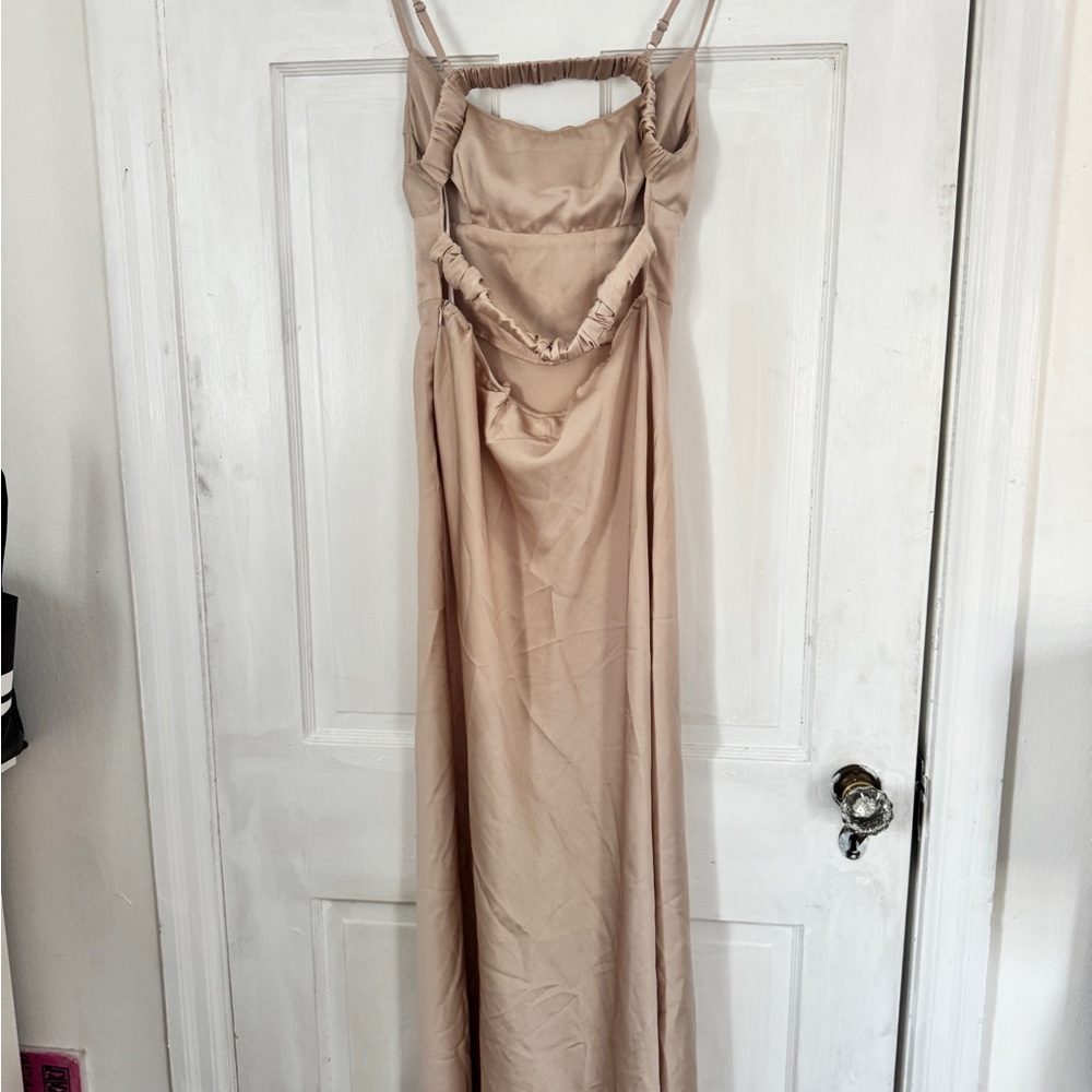 Princess Polly Cream Midi Dress - Picture 6 of 6